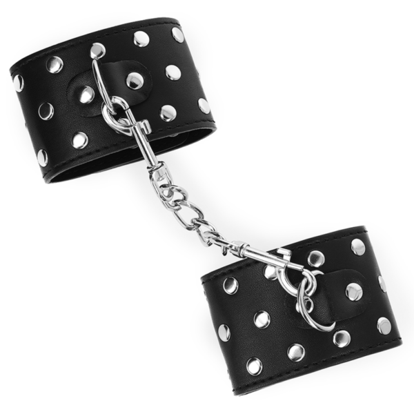 KINK - RETENÇÕES DE PULSO COM SNAP FASTEN COMPLETO DE REBITES PRETOS AJUSTÁVEIS 19-24 CM X 5,5 CM - Image 4