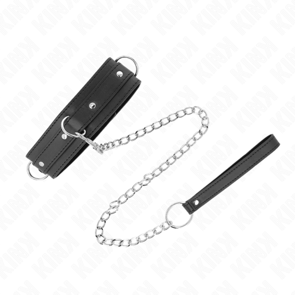 KINK - COLAR COM TRELA 65 CM 3 ANÉIS MODELO 1 AJUSTÁVEL 38-49 CM X 5 CM - Image 4