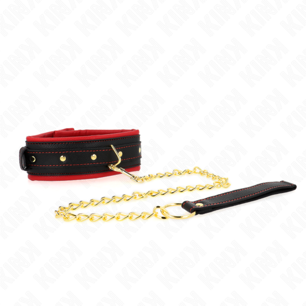 KINK - COLAR COM TRELA DE TECIDO LISO AJUSTÁVEL 33-48 CM X 5,7 CM - Image 2