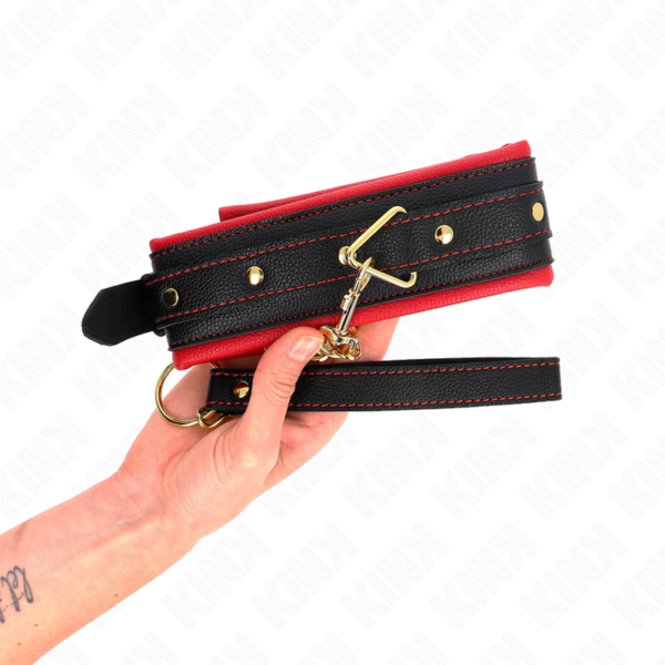 KINK - COLAR COM TRELA DE TECIDO LISO AJUSTÁVEL 33-48 CM X 5,7 CM - Image 4