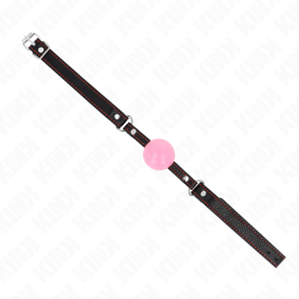 KINK - BOLA OURO ROSA 4 CM MORDAÇA 60 x 2 CM - Image 3