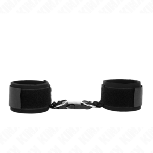 KINK - RETENÇÕES DE PULSO NEOPRENE HOOKLOOP FASTENER PRETO AJUSTÁVEIS 22-34 CM