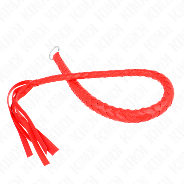 KINK - CHICOTE DE SERPENTE COM ANEL DE MÃO VERMELHO 65 CM - Image 5