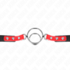 KINK - GAG COM MÚLTIPLOS O-RINGS 4 / 4,8 CM VERMELHO 38 X 56 CM - Image 4