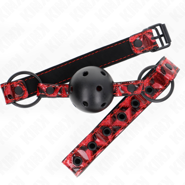 KINK - BOLA PADRÃO DIAMANTE 4,5 CM GAG MODELO 2 64,5 CM AJUSTÁVEL 42-60 CM - Image 2