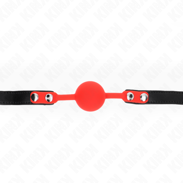 KINK - BOLA SILICONE MORDAÇA 4 CM COM FECHADURA 60 x 2 CM - Image 3