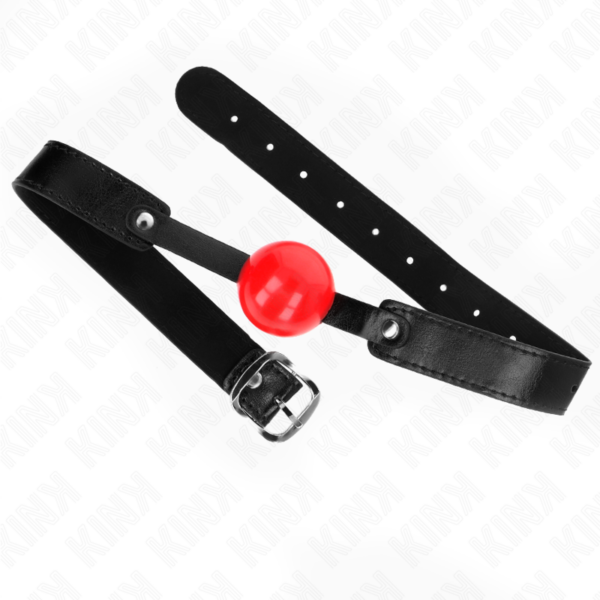 KINK - BOLA TPE MACIA 4 CM GAG MODELO 1 66 x 2,5 CM AJUSTÁVEL 41-61 CM - Image 2