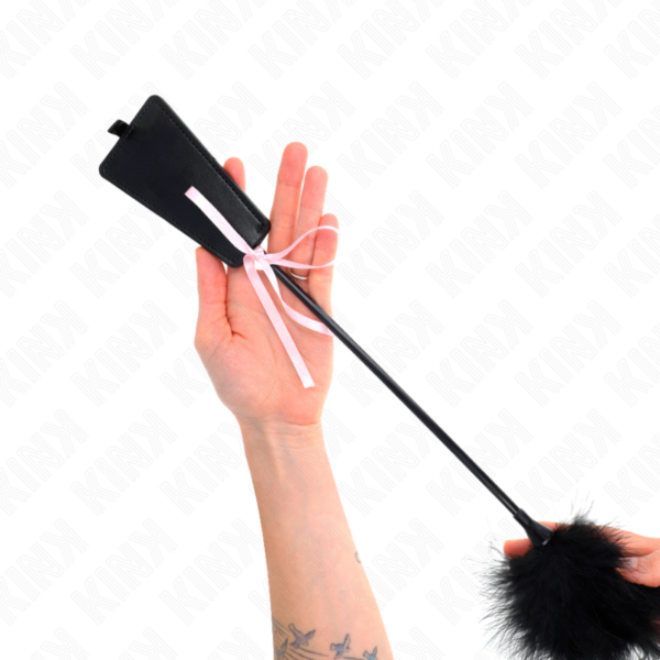 KINK - PENAS DE CÓCEGAS COM LAÇO DE FITA ROSA 49 CM - Image 4