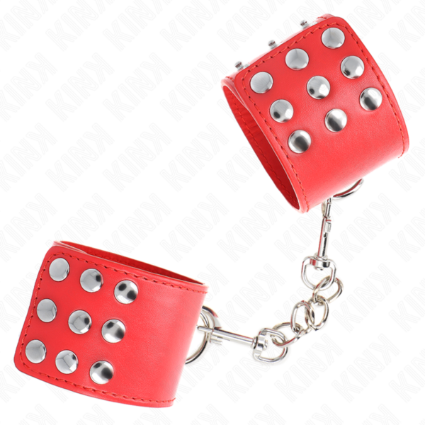 KINK - PULSO COM SNAP FASTEN VERMELHO AJUSTÁVEL 19-24 CM X 5,5 CM - Image 2