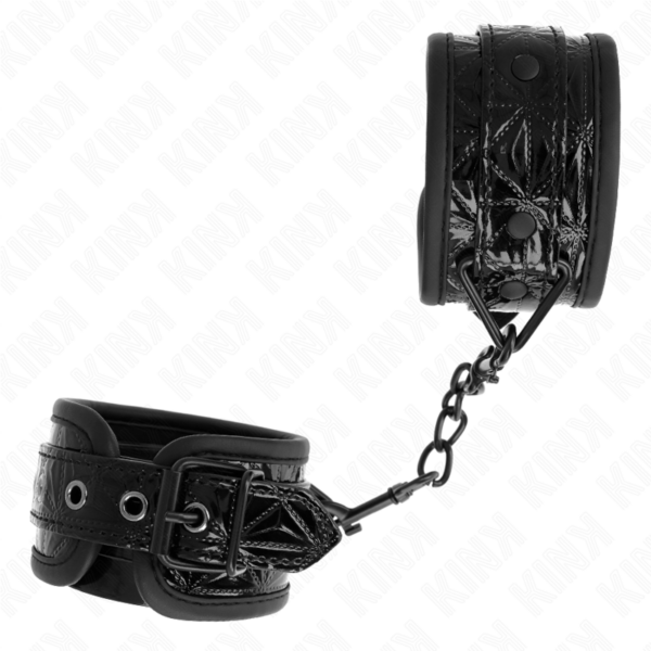 KINK - PULSO PADRÃO DIAMANTE PRETO AJUSTÁVEL 17-26 CM X 5,5 CM - Image 2