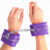 KINK - PULSO FORRO DE PELE PREMIUM ROXO COM CINTO ROXO AJUSTÁVEL 17-29 CM X 6 CM - Image 4