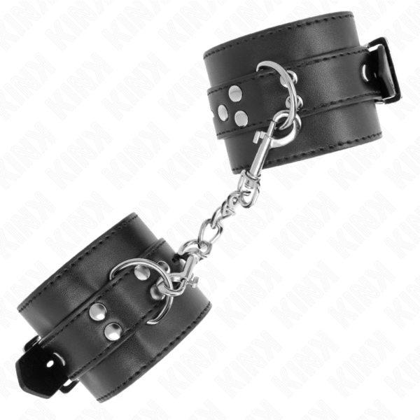 KINK - PULSO PRETO COM CINTO PRETO AJUSTÁVEL 17-28 CM X 6 CM - Image 2