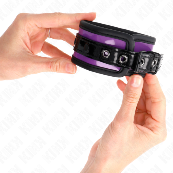 KINK - PUNHOS DE NEOPRENE ROXO CLARO AJUSTÁVEIS 21-28 CM X 5 CM - Image 4