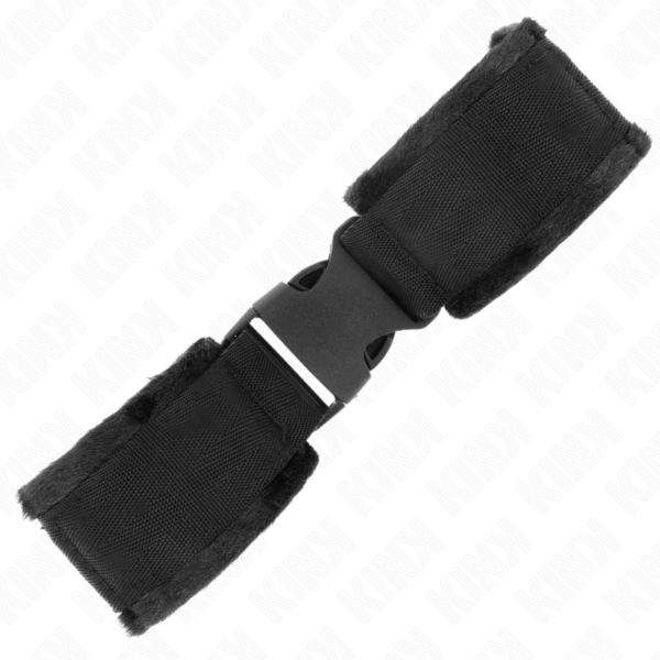 KINK - RETENÇÕES DE PULSO NYLON BIND HOOKLOOP VERMELHO-PRETO MODELO 1 AJDUSTABLE 25-35 CM X 6 CM - Image 2