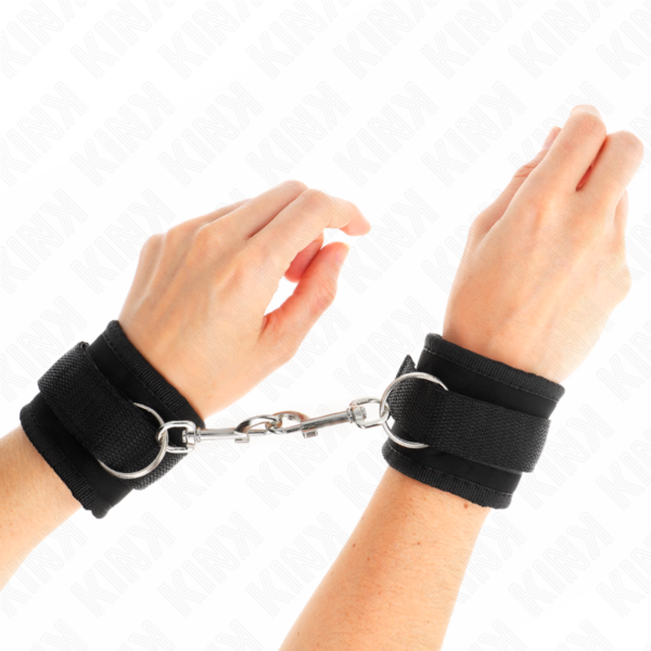 KINK - PULSO NYLON BIND HOOKLOOP PRETO MODELO 2 AJUSTÁVEL 18-35 CM X 6 CM - Image 4