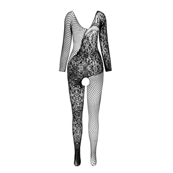 PASSION - BS 107 BODYSTOCKING BRANCO TAMANHO ÚNICO - Image 3