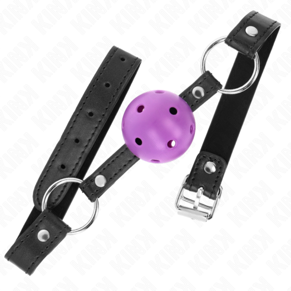 KINK - BOLA ROXA DURO OCA 4,5 CM MORDAÇA 63,5 X 2 CM - Image 2