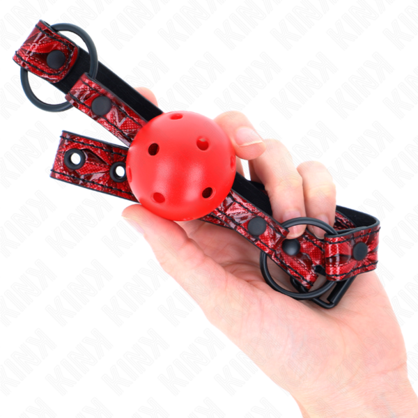 KINK - BOLA PADRÃO DIAMANTE 4,5 CM GAG MODELO 1 64,5 CM AJUSTÁVEL 42-60 CM - Image 4