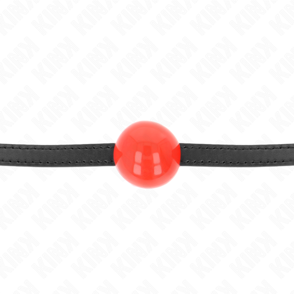 KINK - BOLA SIMPLES VERMELHA MORDAÇA 4 CM 65 x 1,5 CM - Image 3