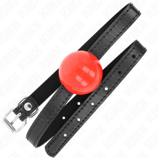 KINK - BOLA SIMPLES VERMELHA MORDAÇA 4 CM 65 x 1,5 CM - Image 2