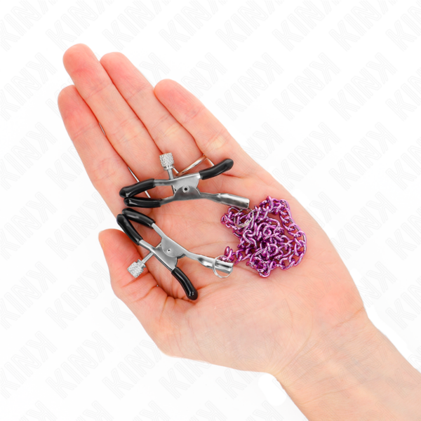KINK - GRAMPOS DE CORRENTE ROXO 30 CM - Image 2