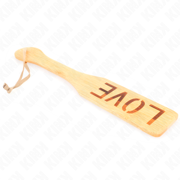 KINK - PALETA DE BAMBU PALAVRA AMOR 32 X 5,5 CM - Image 2