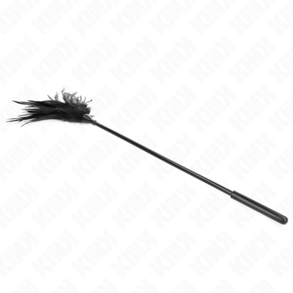 KINK - MÚLTIPLAS PENAS DE CÓCEGAS PRETAS 45 CM - Image 2