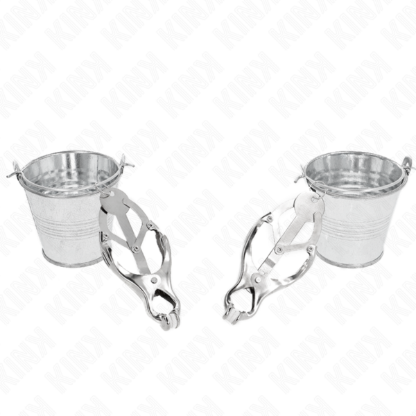 KINK - PINÇAS DE TREVO JAPONÊS COM BALDES PRATA - Image 2