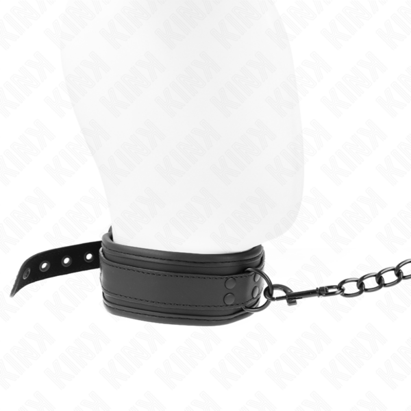 KINK - COLAR DE NEOPRENE BONDAGE MODELO 1 COM CINTO 78 CM AJUSTÁVEL 37,5 X 49,5 CM - Image 3