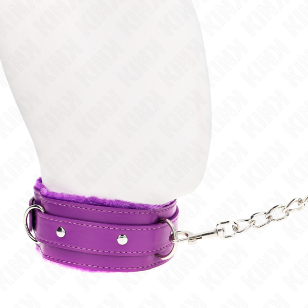 KINK - COLAR COM TRELA 65 CM COM RESTRIÇÕES ROXO 36-42 CM X 5,5 CM - Image 3