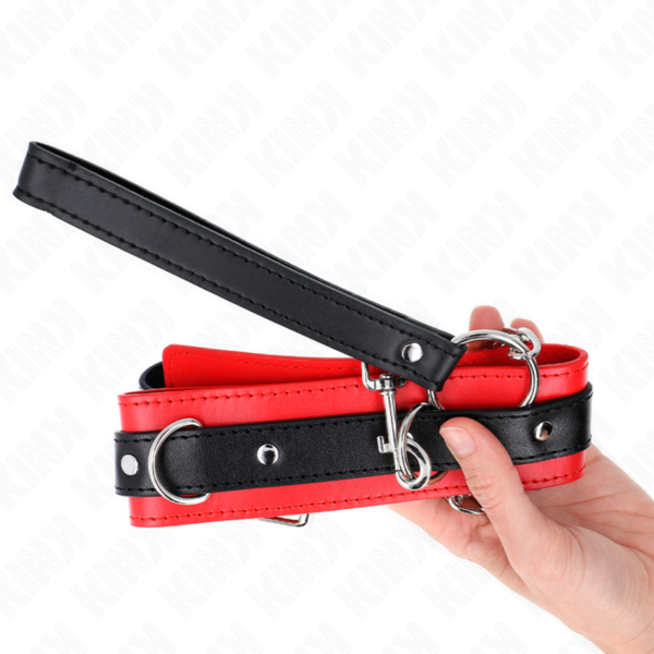 KINK - COLAR MODELO BÁSICO COM TRELA 65 CM MODELO 3 VERMELHO 53 X 5 CM - Image 4