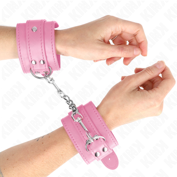 KINK - PULSO SIMPLES ROSA AJUSTÁVEL 20-23 CM X 5,5 CM - Image 4