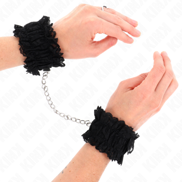 KINK - RETENÇÕES DE PULSO ELÁSTICAS DE RENDA NEGRO - Image 2