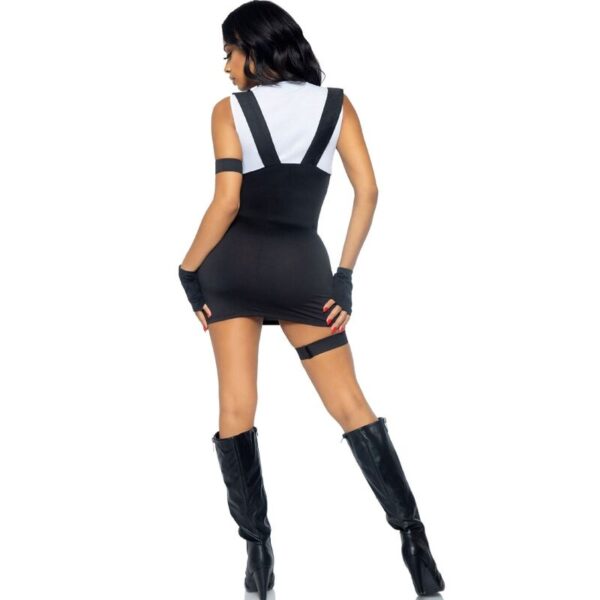 LEG AVENUE - TRAJE SEXY SWAT OFICIAL PRETO S/M - Image 4