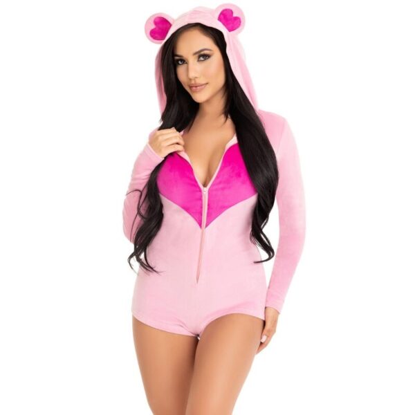 LEG AVENUE - BODY URSO DE VELUDO ROSA M - Image 2