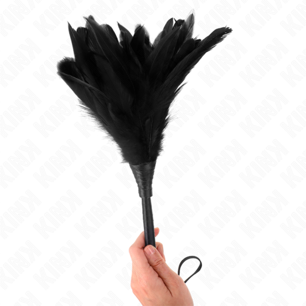 KINK - PENAS DE FRANGO EM FORMA DE CHIFRE BLACK MAIDS 36 CM - Image 3