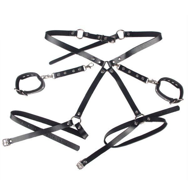 SUBBLIME - 953690 ALGEMAS COM CINTO DE BONDAGE PRETO TAMANHO ÚNICO - Image 4