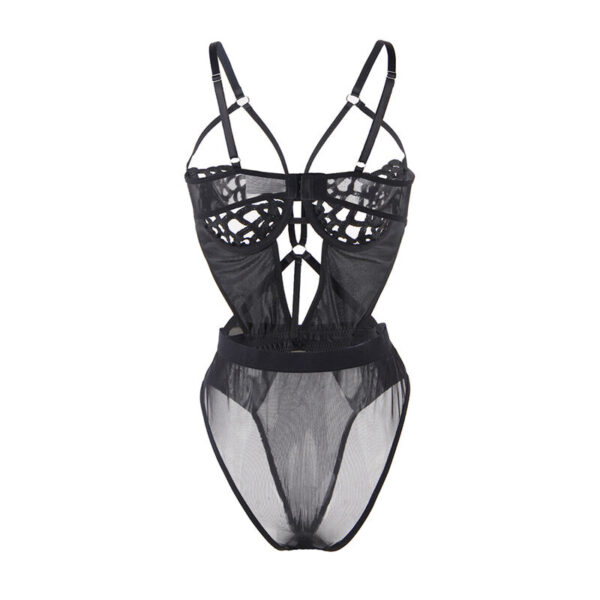 SUBBLIME - 954055 BODY SEXY DE RENDA PRETO S/M - Image 4