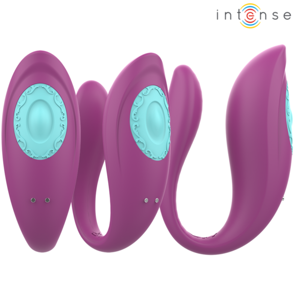 INTENSE - ANNIE VIBRADOR EM FORMA DE U E ESTIMULADOR ROXO CONTROLE REMOTO - Image 3