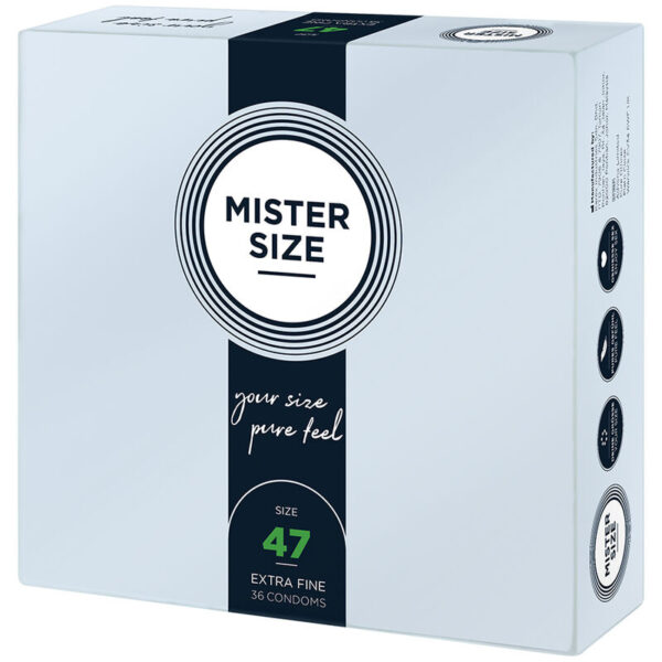 MISTER SIZE - PRESERVATIVOS TAMANHO XS 47 MM (36 UNIDADES) - Image 2