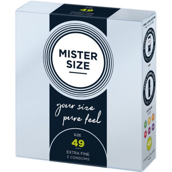 MISTER SIZE - PRESERVATIVO TAMANHO S 49 MM (3 UNIDADES) - Image 2