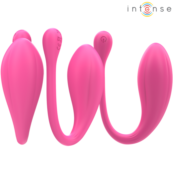 INTENSE - JANICE VIBRADOR U DUPLA ESTIMULAÇÃO 10 VIBRAÇÕES ROSA CONTROLE REMOTO - Image 3