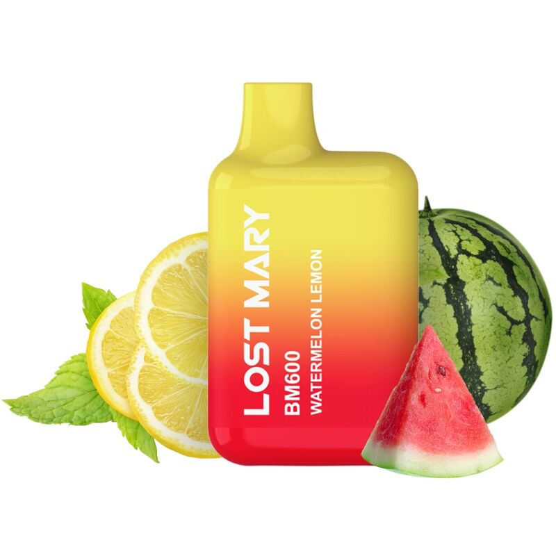 LOST MARY - BM600 VAPER NICOTINA 2% DESCARTÁVEL MELANCIA LIMÃO