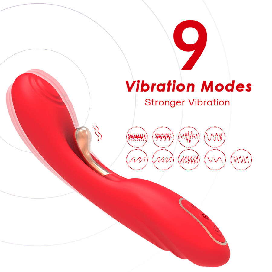 ARMONY - VIBRADOR COM LÍNGUA OSCILANTE VERMELHO - Image 4
