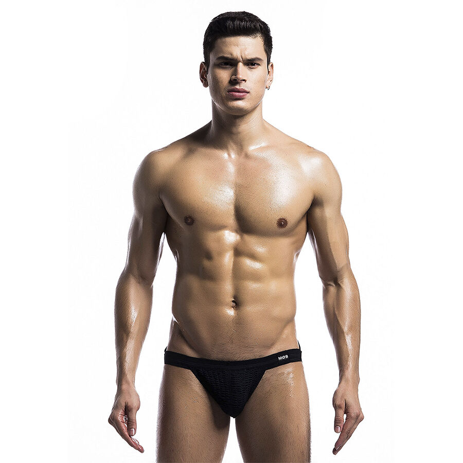 MOB - FETISH JOCKSTRAP SWIMSUMS PRETO TAMANHO G