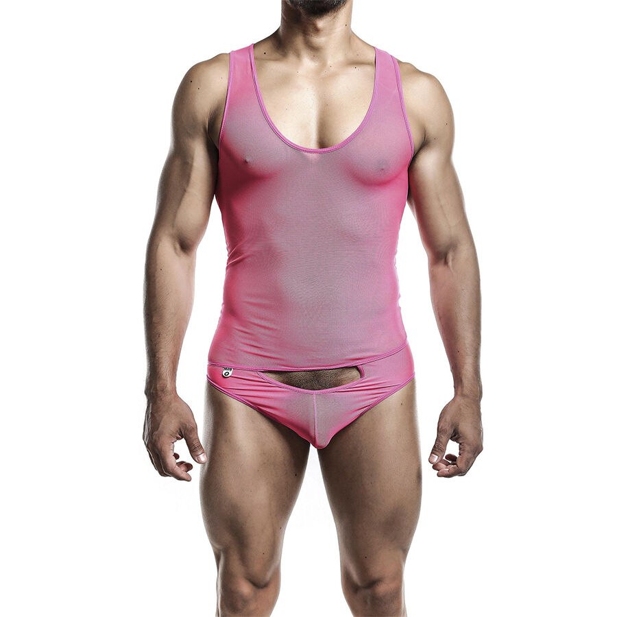 MOB - BODYSHEER ROSA TRANSPARENTE TAMANHO L/XL