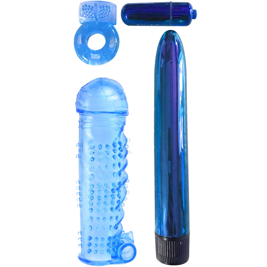 CLASSIX - KIT PARA CASAIS DE PRAZER SUPREMO AZUL