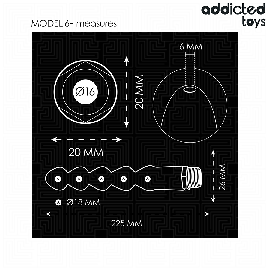 ADDICTED TOYS - LIMPADOR ANAL COM ADAPTADOR UNIVERSAL MODELO 6 - Image 5