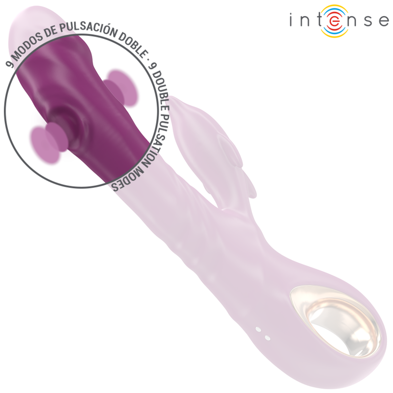 INTENSE - VIBRADOR MULTIFUNCIONAL HALLE COM LÍNGUA ESTIMULANTE DE GOLFINHOS ROXO - Image 5