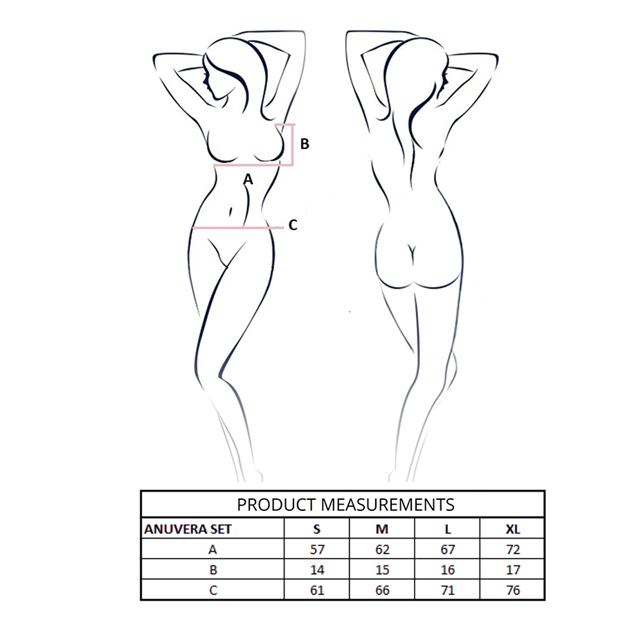 PASSION - CONJUNTO DE SUTIÃ ANUVERA + TANGA PRETO G/GG - Image 4